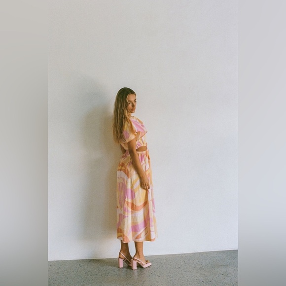 Sabo Skirt Multicolor Midi Dress - Picture 5 of 15